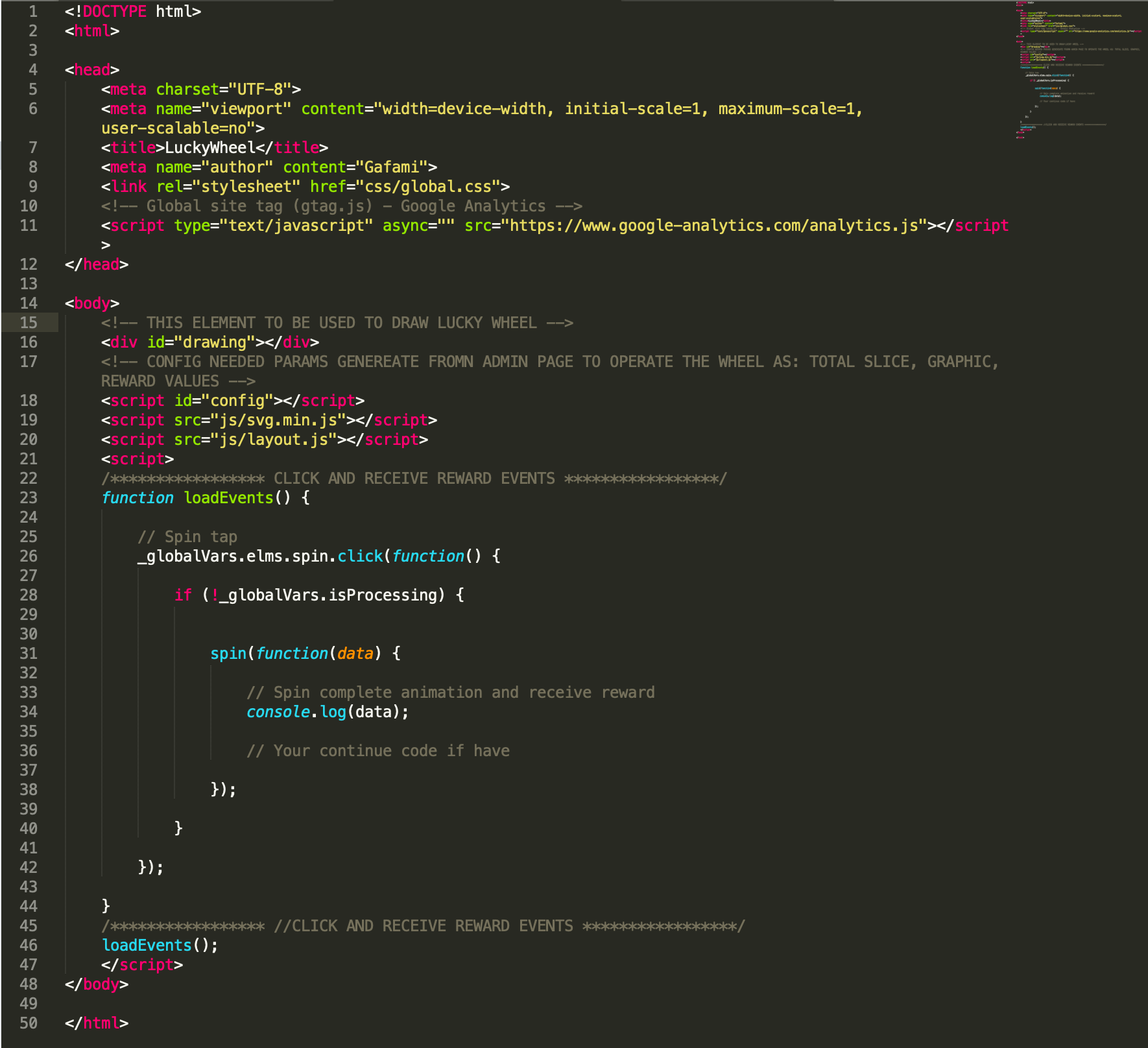 HTML Structure